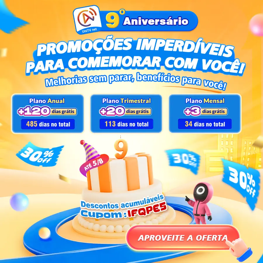 unitv net 9th anniversary plans
